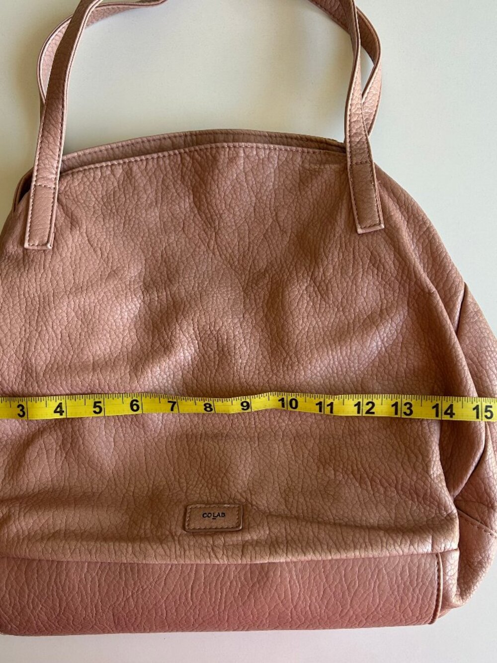 Designer Bag CoLab brand Beautiful blush pink slouchy shoulder softcomfy leather - Picture 8 of 11